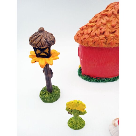 Fairy Garden Gnome Fall Themed House Signs Apples Miniature Dollhouse 9 Pieces - Picture 11 of 12